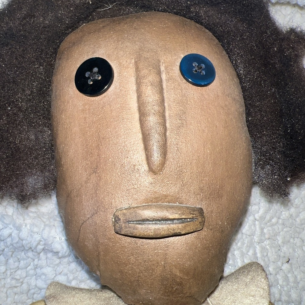 Vintage Cloth Folk Art‎ Doll 22" Tall "Sadie" - Picture 9 of 9